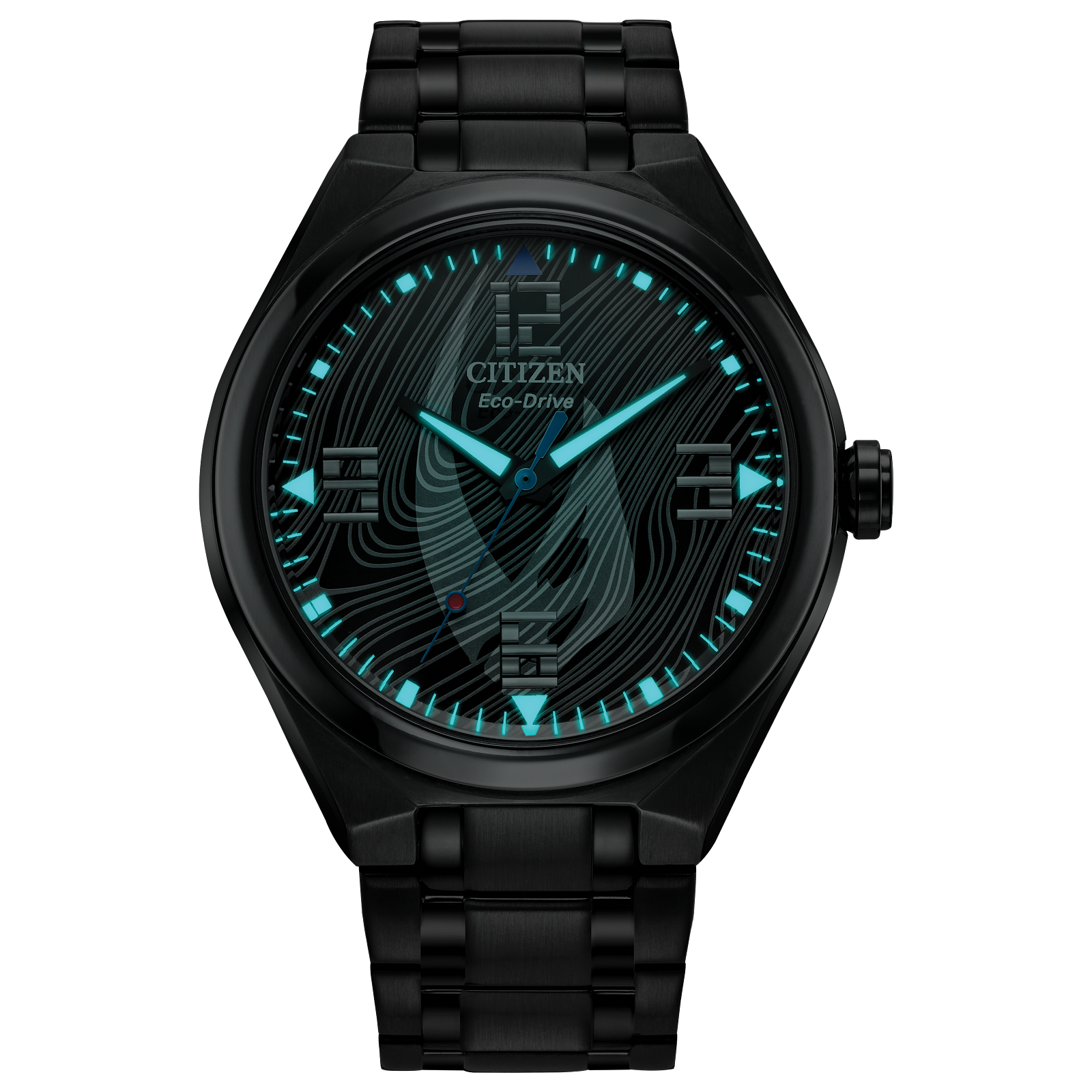 Reloj Citizen Mandalorian negro edición especial Star Wars para caballero con Eco-Drive AW2045-57W | Elegancia Relojeria